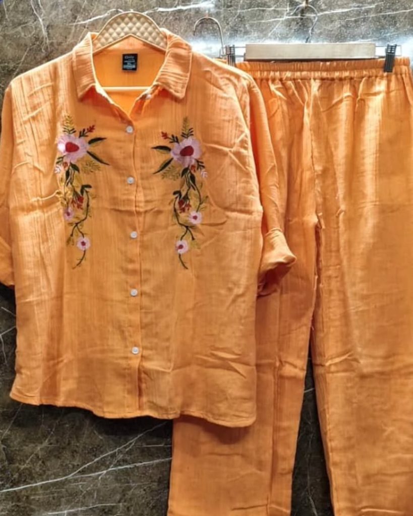 Marigold Mal Mal Cotton Co-ord Set